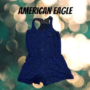 American Eagle Floral Romper